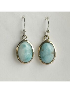 Larimar earrings in Sterling Silver 🆕